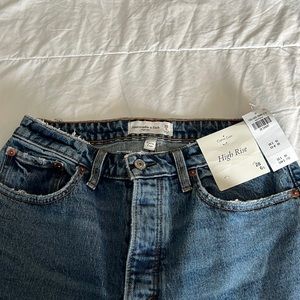 Curve Love Abercrombie Blue Jeans. New!
